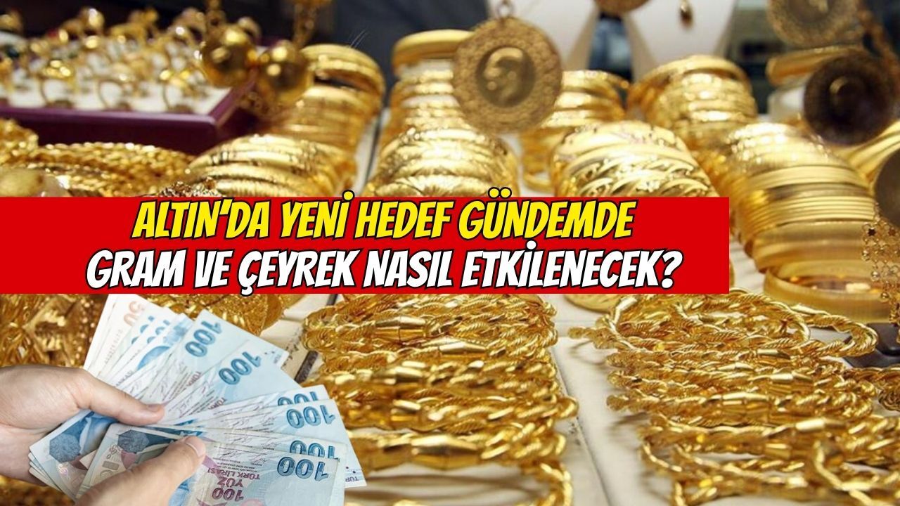 Altında yeni hedef gündemde: Gram ve çeyrek altın nasıl etkilenecek?