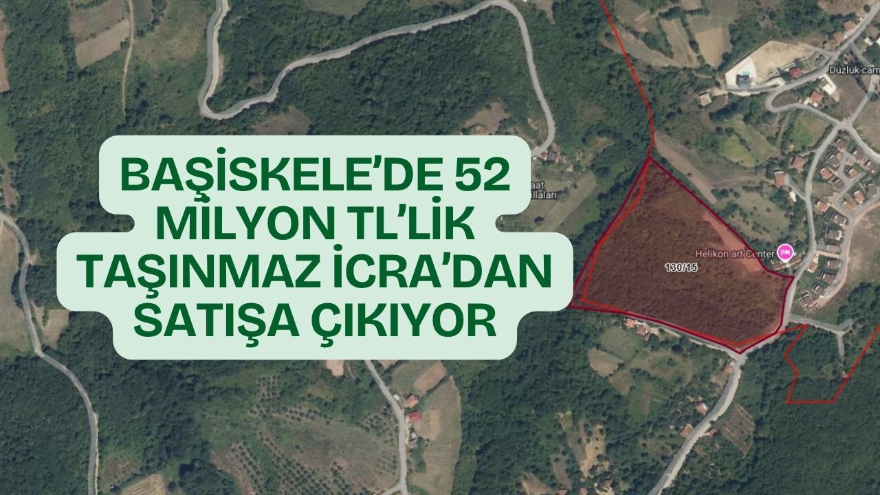Başiskele’de 52 milyon TL’lik taşınmaz icradan satışa çıkıyor
