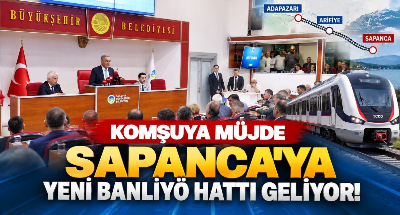Komşuya Müjde: Sapanca'ya Yeni Banliyö Hattı Geliyor