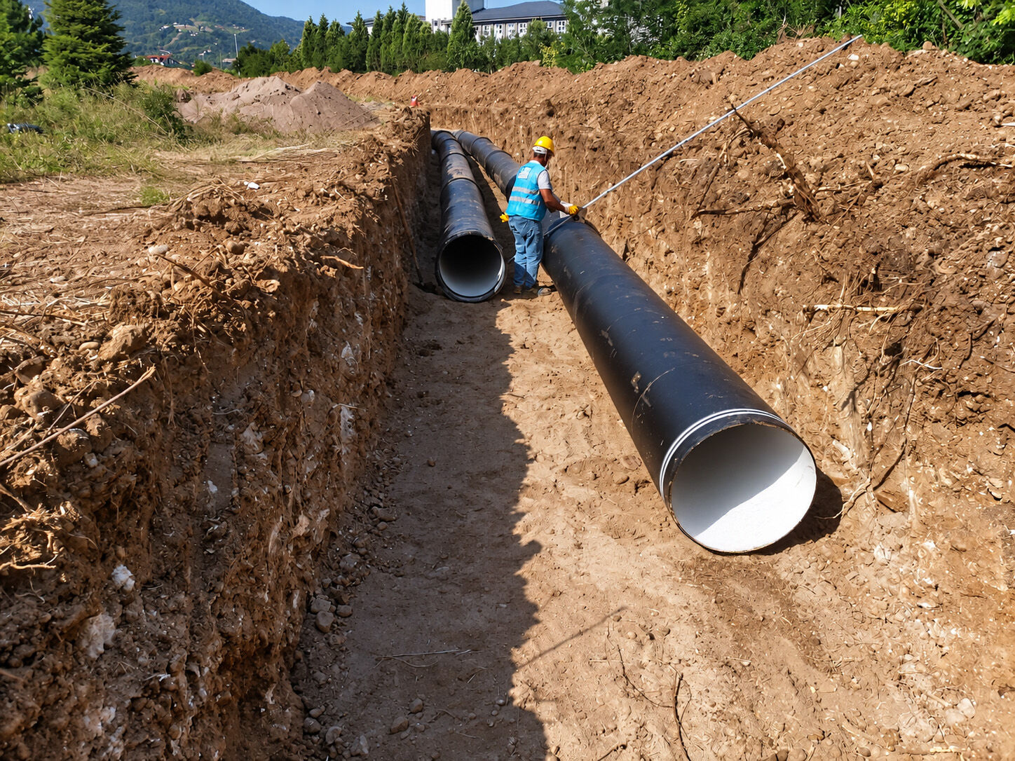 İsu’dan Rahmi̇ye’ye 5 Bi̇n Metreküplük Yeni̇ Su Deposu (1)