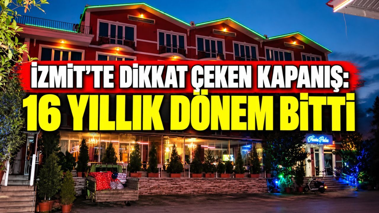 İzmit’te dikkat çeken kapanış: 16 yıllık dönem bitti