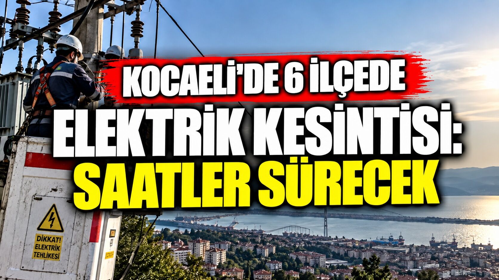Kocaeli’de 6 ilçede elektrik kesintisi: Saatler sürecek