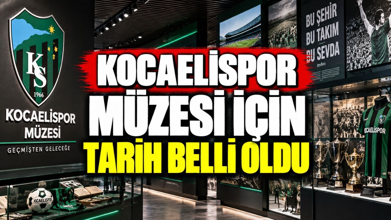 Kocaelispor Müzesi için tarih belli oldu