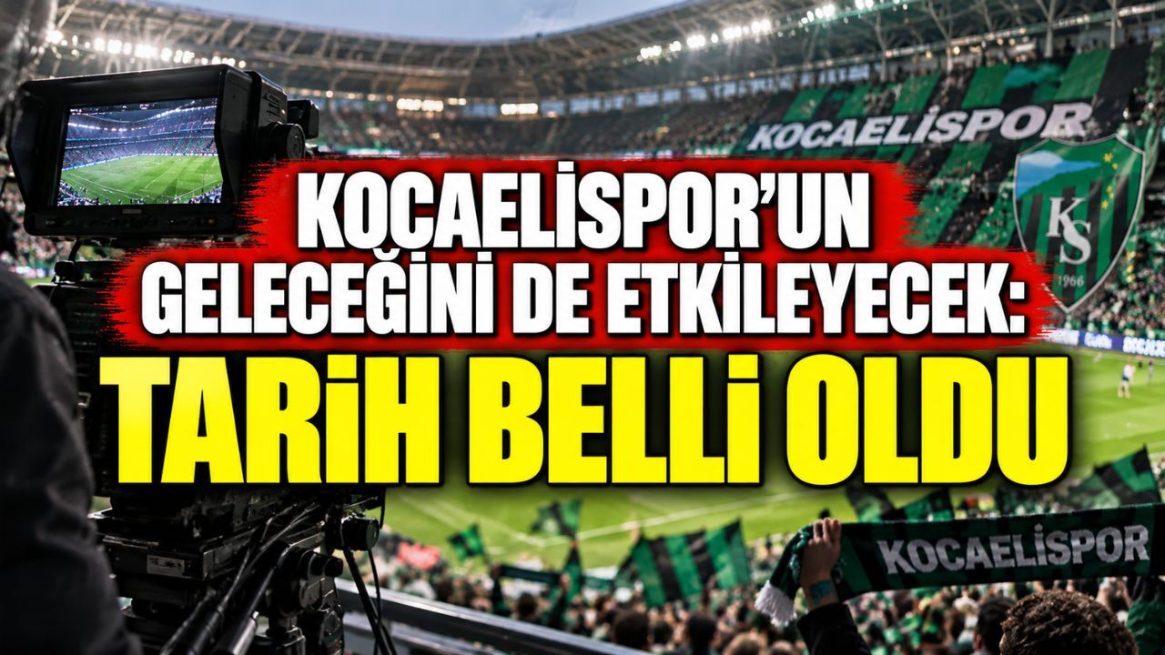 Kocaelispor’un geleceğini de etkileyecek: Tarih belli oldu