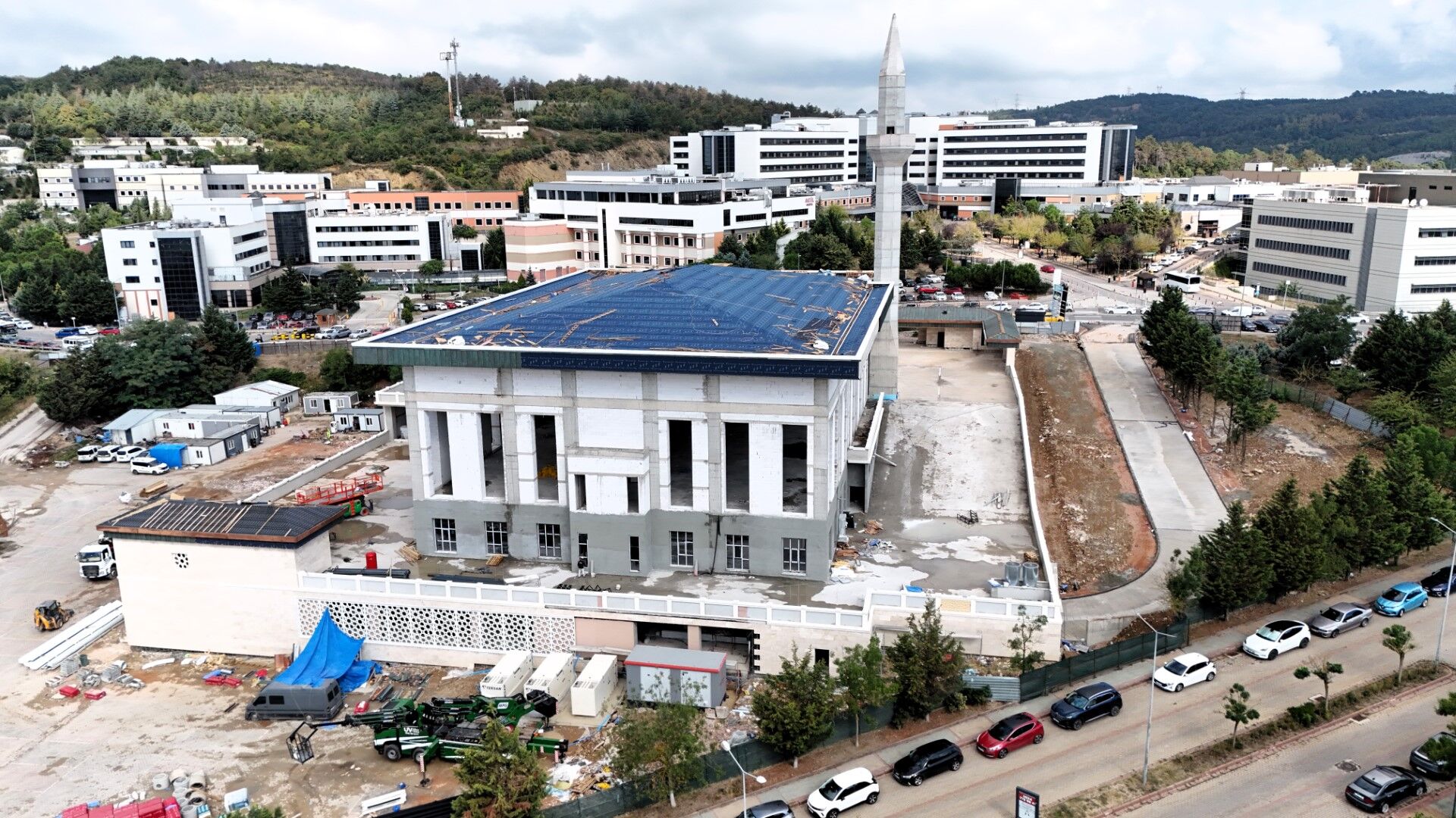 Kocaeli Umuttepe'deki Camii Ve Otopark İnşaatı Bitiyor-2