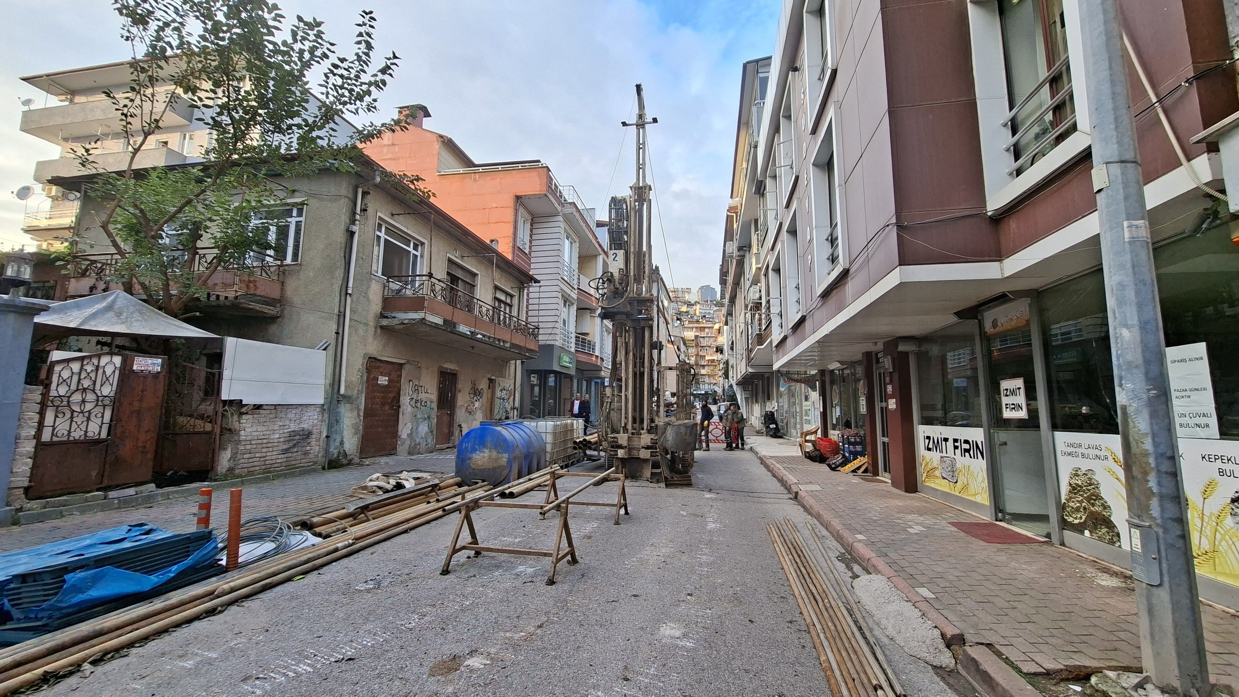 İzmit’te Metro İçin 46,5 Metre Derine İnilecek! İşte O Görüntüler