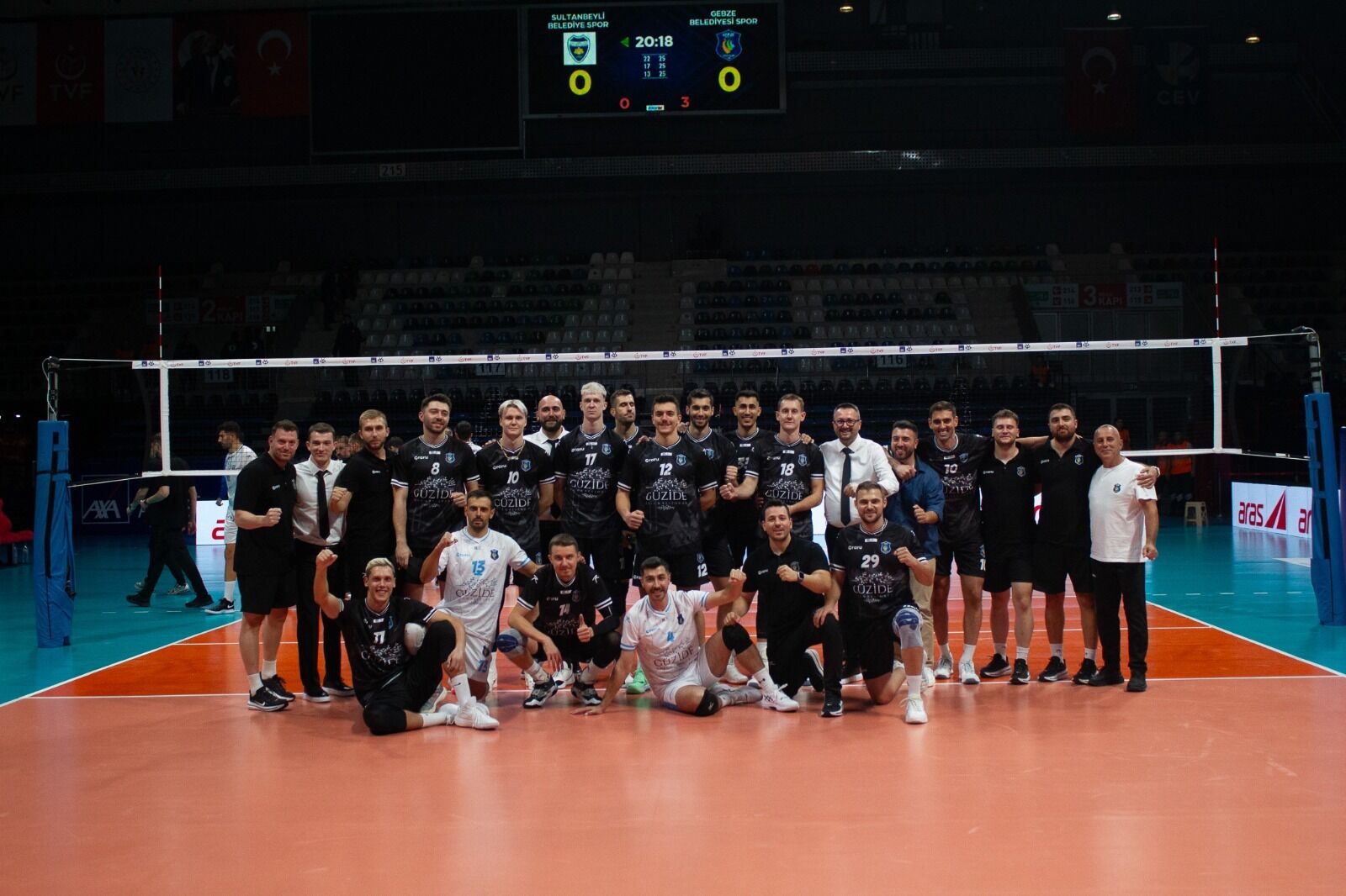 Gebze Belediyespor'dan Kupa Voley'de Set Vermeden Galibiyet