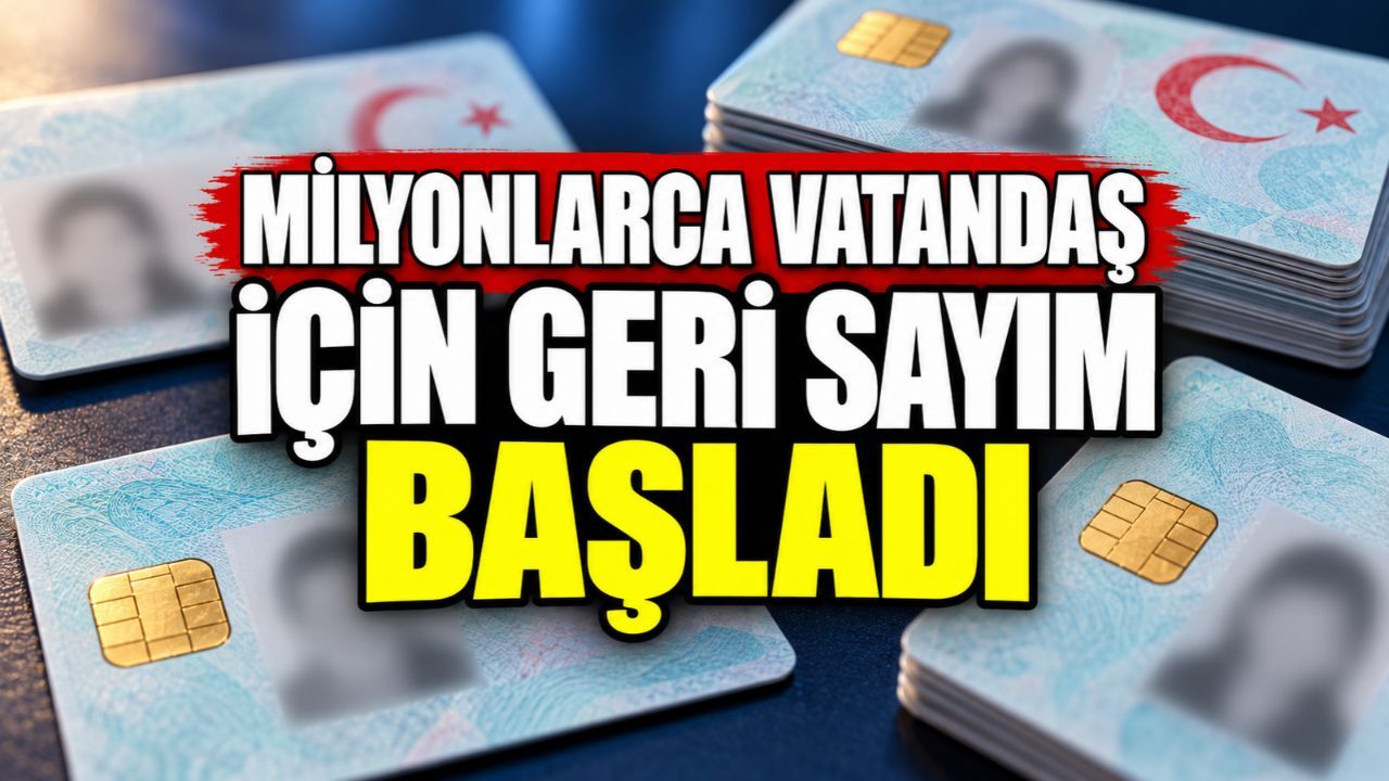 Milyonlarca Vatandaş İçin Geri Sayım Başladı: Çipli Kimlik Kartlarında 10 Yıllık Süre Doluyor!