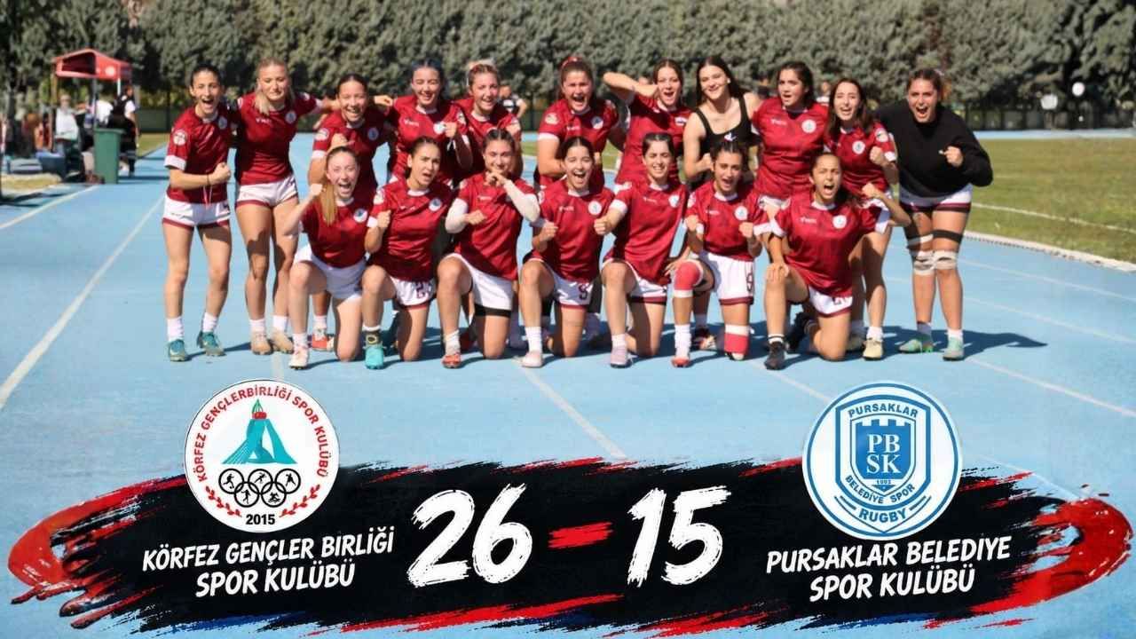 Körfez Gençlerbirliği Kadın Ragbi Takımı Yarı Finalde
