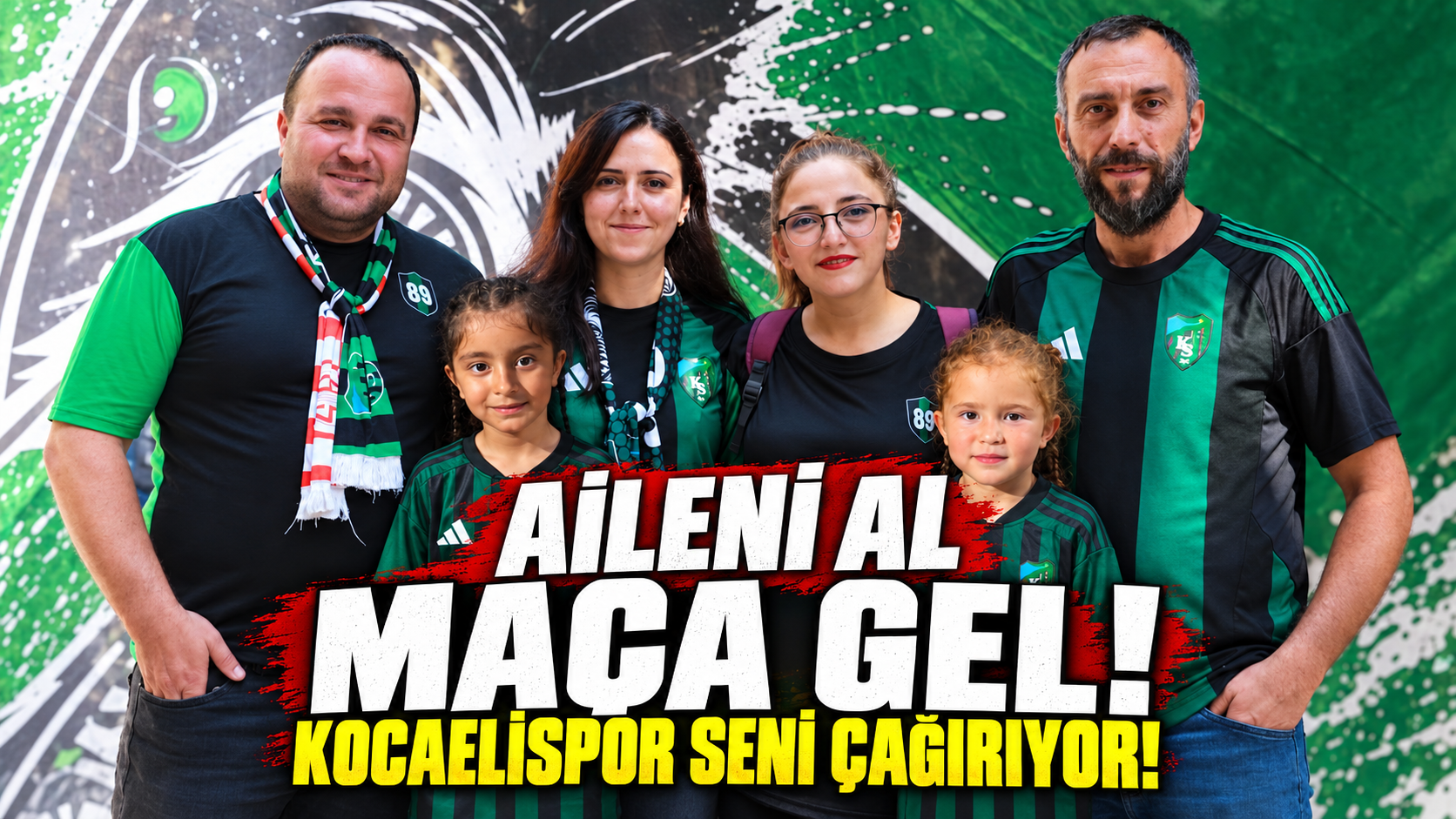 Aileni al maça gel! Kocaelispor seni çağırıyor!