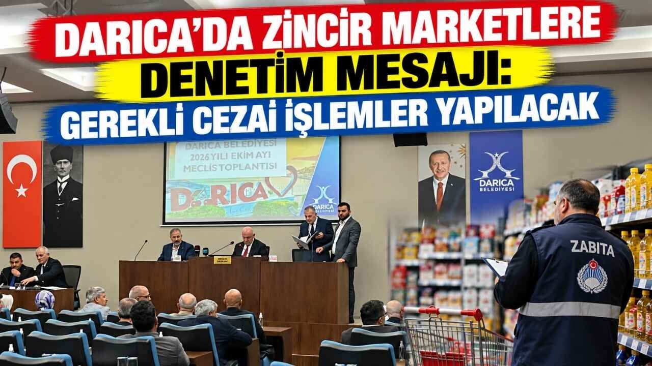 Darica’da Zi̇nci̇r Marketlere Deneti̇m Mesaji Gerekli̇ Cezai̇ İşlemler Yapilacak