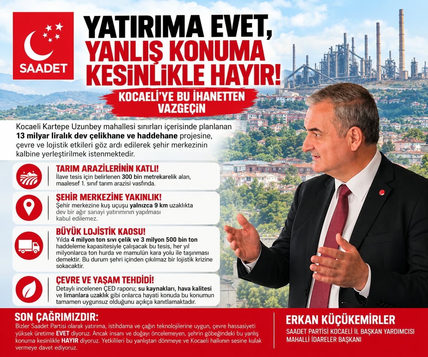 Demir Çelik Basın Açıklaması
