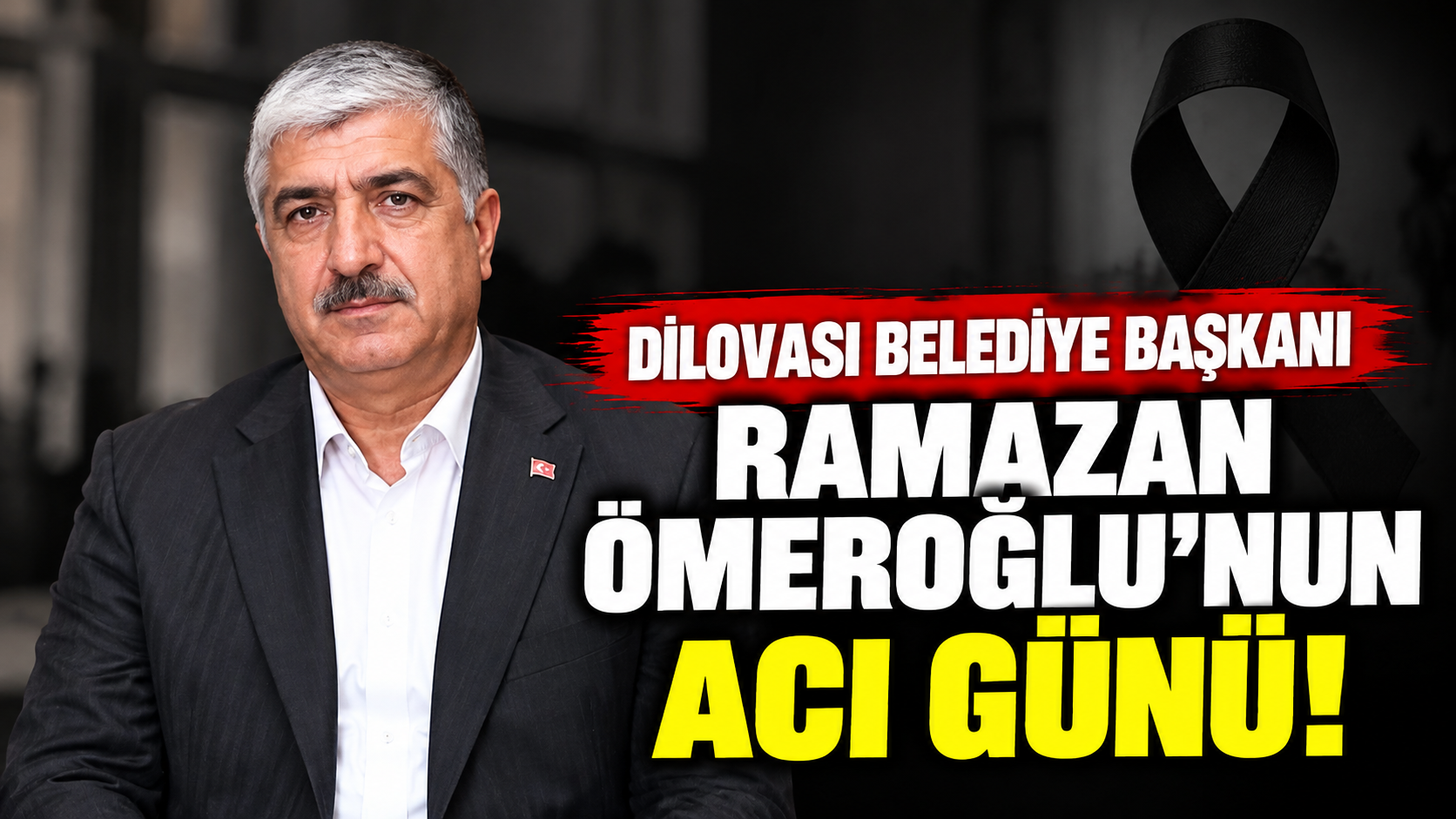 Dilovası Belediye Başkanı Ramazan Ömeroğlu’nun acı günü!