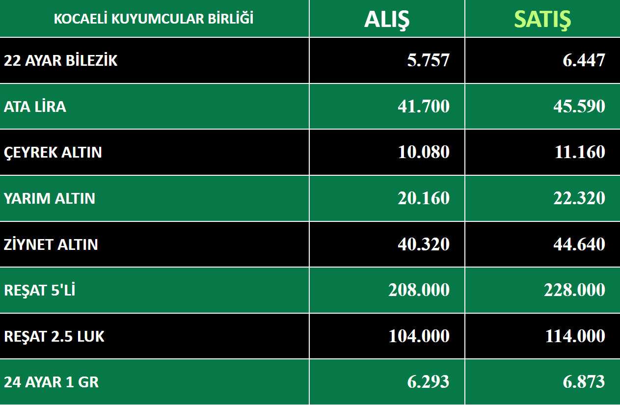 kocaeli gram altın-5