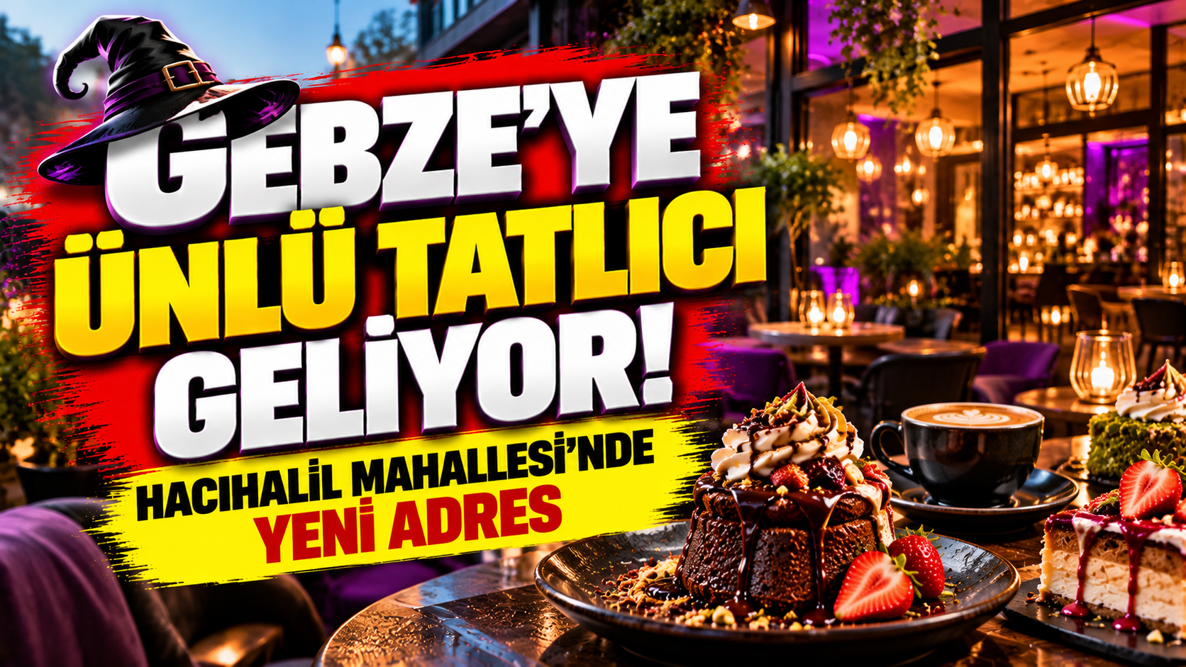 Gebze'ye ünlü kafe geliyor! Hacıhalil Mahallesi'nde yeni adres