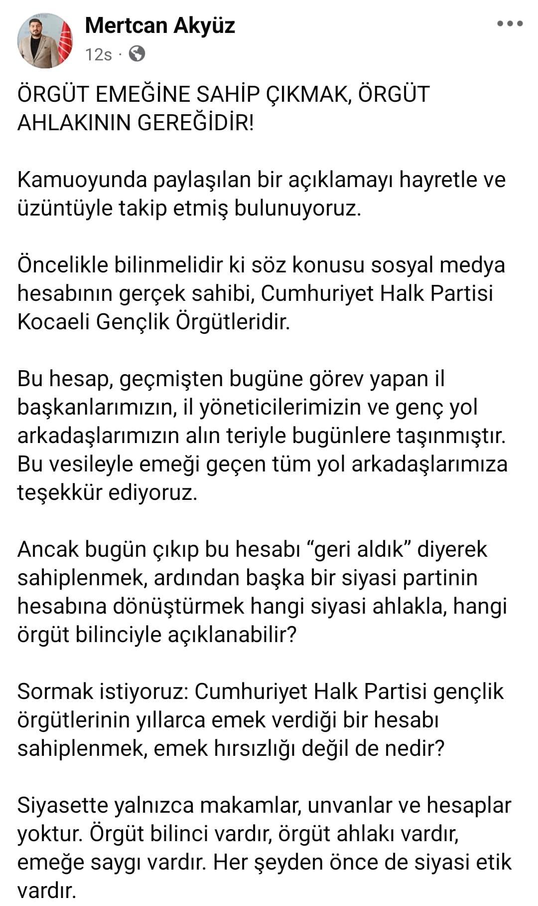 Kocaeli’de CHP ve Yeni Partili Gençler Arasında Sahte İmza Tartışması Büyüyor