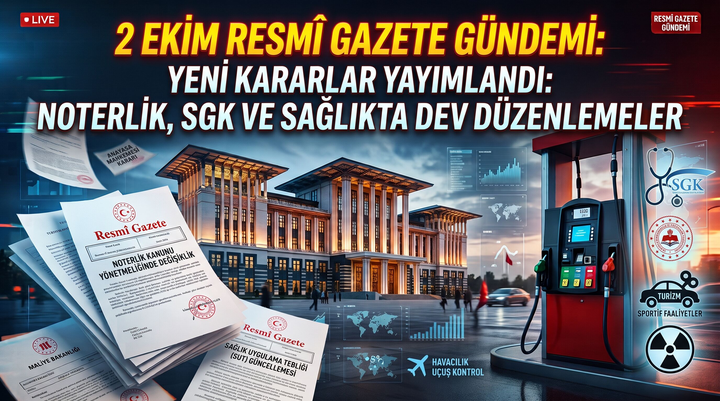 2 Ekim Resmi Gazete Yayınlandı: Bugün Ne Kararlar Var?