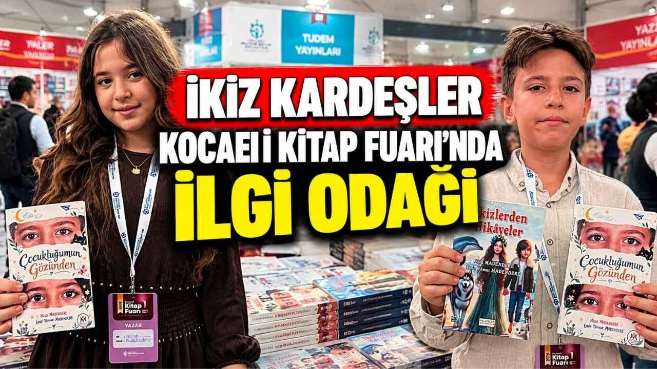 İki̇z Kardeşler Kocaeli̇ Ki̇tap Fuari’nda İlgi̇ Odaği