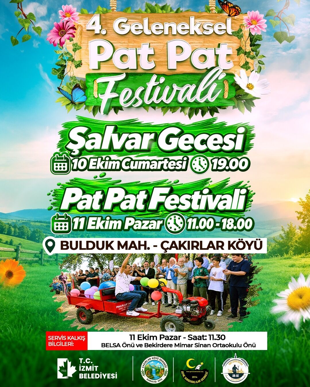 İzmit’te Pat Pat Festivali Heyecanı