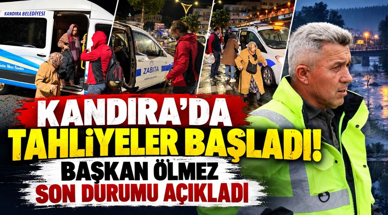 Kandıra’da Tahliyeler Başladı! Başkan Ölmez Son Durumu Açıkladı