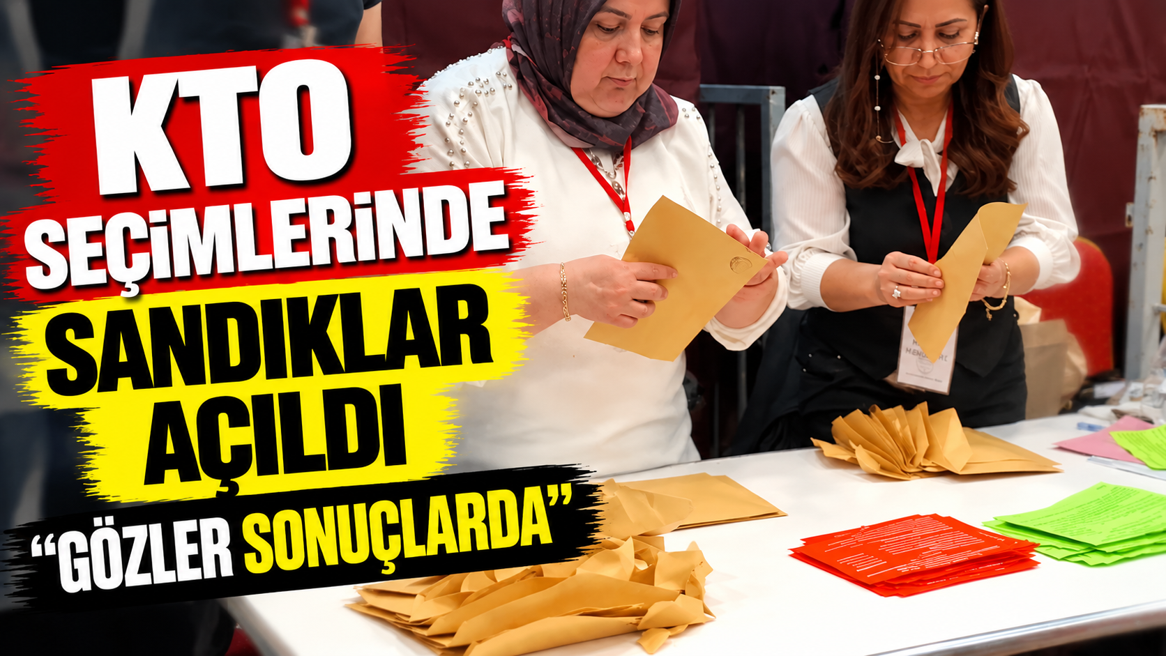 KTO Seçimlerinde Sandıklar Açıldı: Gözler Sonuçlarda