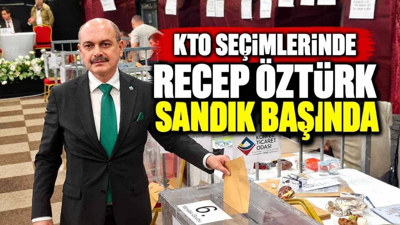 Kto Seçi̇mleri̇nde Recep Öztürk Sandik Başinda