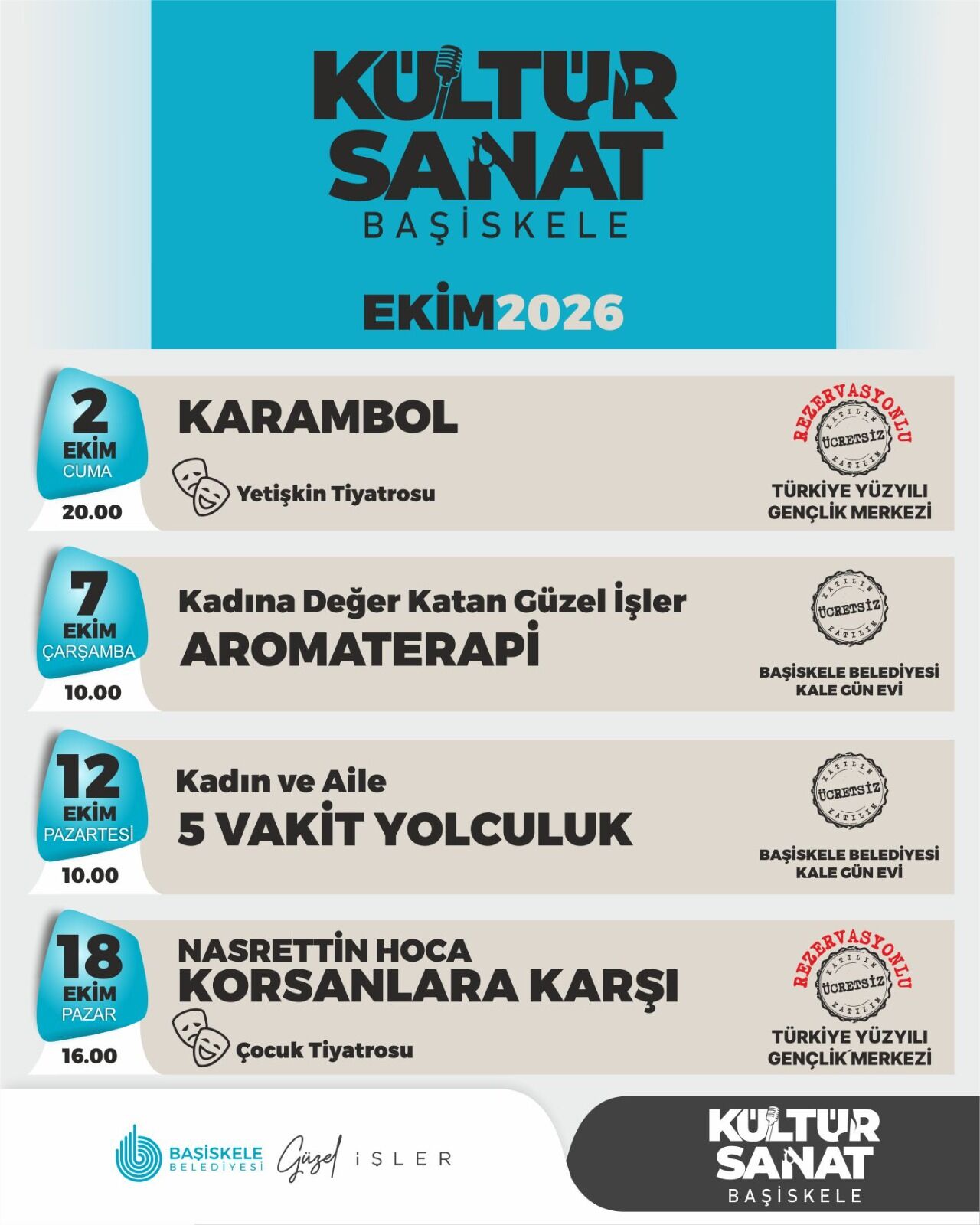 Başiskele’de Ekim Ayı Kültür Ve Sanatla Başlıyor-1