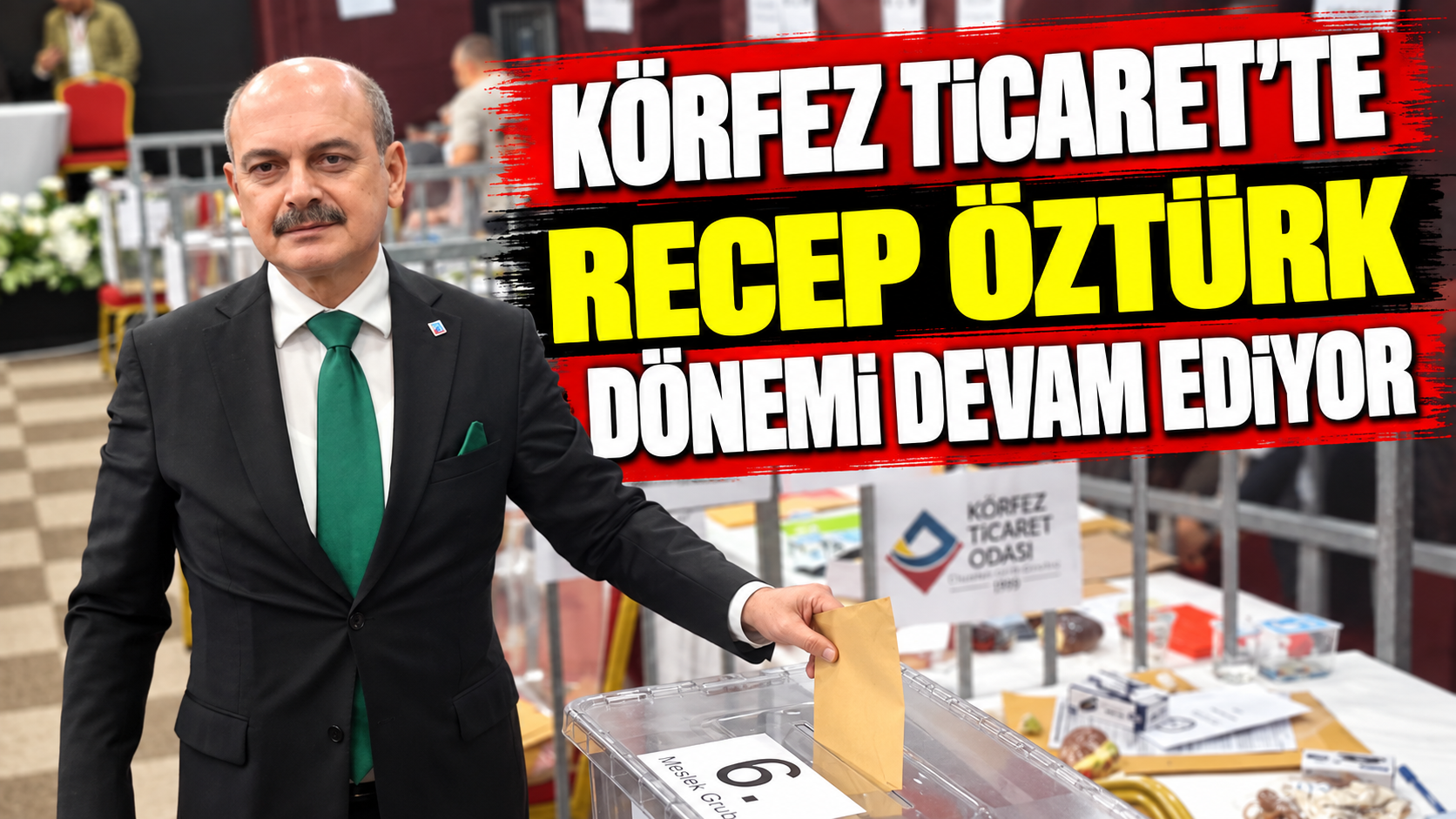 Körfez Ticaret Odası’nda Seçimin Kazananı Recep Öztürk Oldu
