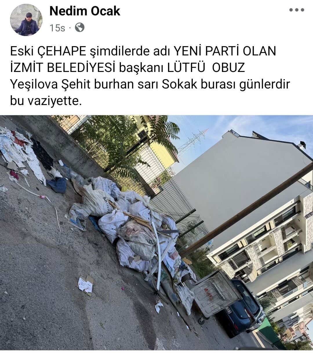 İzmit’te Bu Görüntüler Pes Dedirtti! Çuval Çuval Çöp-1