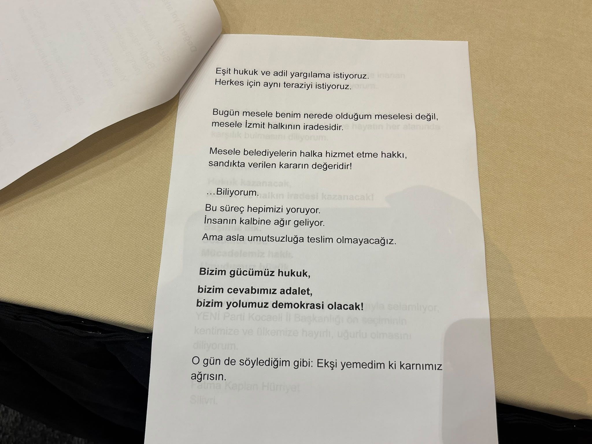 Yeni Parti Kocaeli Ön Seçiminde Tarihi Anlar: Tutuklu Başkanlardan Mektup, Özgür Özel’den İktidar Mesajı!-1